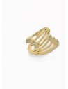 ANILLO GRADUABLE RODIO XUPING YXZ CRISTALES