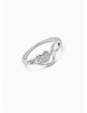ANILLO GRADUABLE RODIO XUPING YXZ CRISTALES