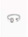 ANILLO GRADUABLE RODIO XUPING YXZ CRISTALES