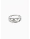 ANILLO GRADUABLE RODIO XUPING YXZ CRISTALES
