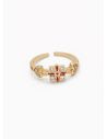 ANILLO GRADUABLE RODIO XUPING YXZ CRISTALES