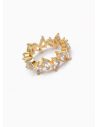 ANILLO GRADUABLE RODIO XUPING YXZ CRISTALES