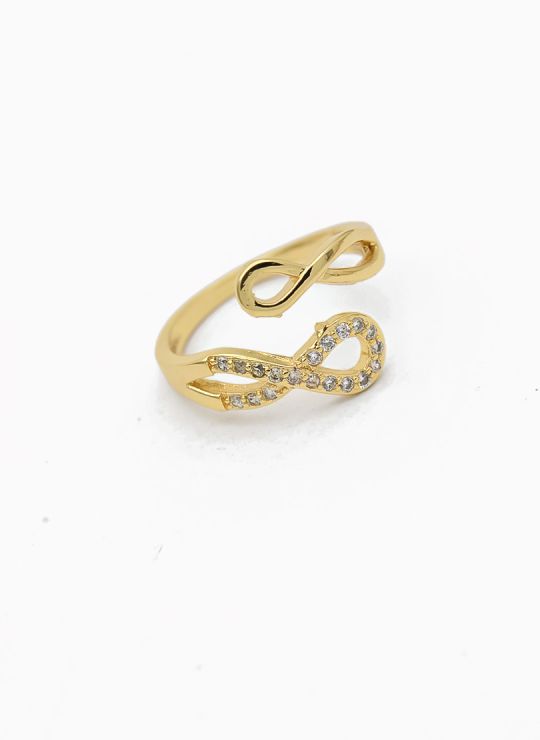 ANILLO GRADUABLE RODIO XUPING YXZ CRISTALES