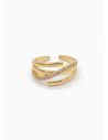 ANILLO GRADUABLE RODIO XUPING YXZ CRISTALES
