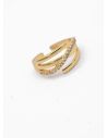 ANILLO GRADUABLE RODIO XUPING YXZ CRISTALES
