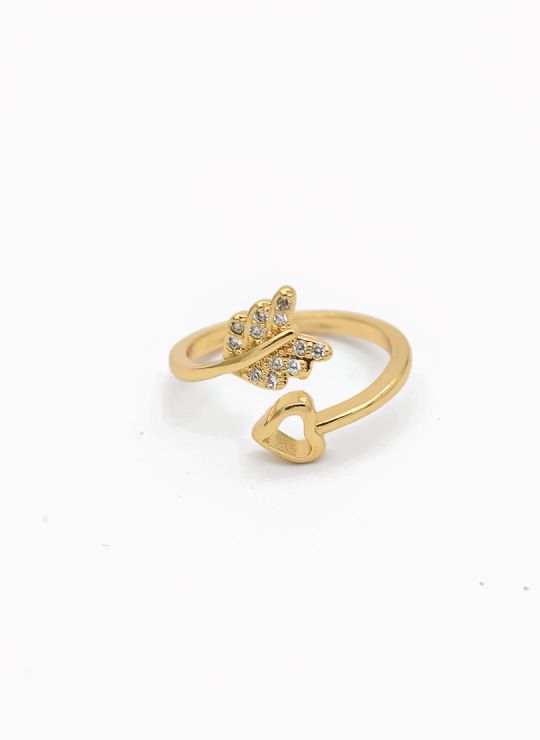 ANILLO GRADUABLE RODIO XUPING YXZ CRISTALES