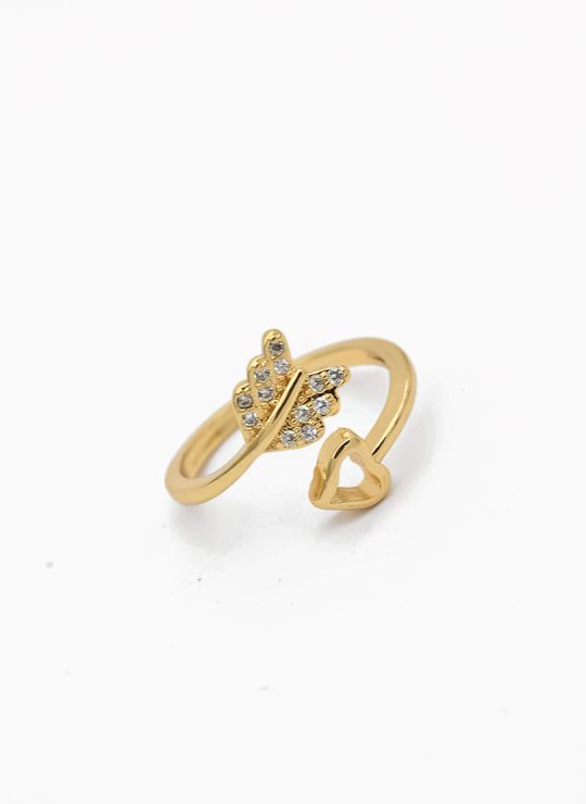 ANILLO GRADUABLE RODIO XUPING YXZ CRISTALES