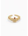 ANILLO GRADUABLE RODIO XUPING YXZ CRISTALES