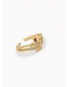ANILLO GRADUABLE RODIO XUPING YXZ CRISTALES
