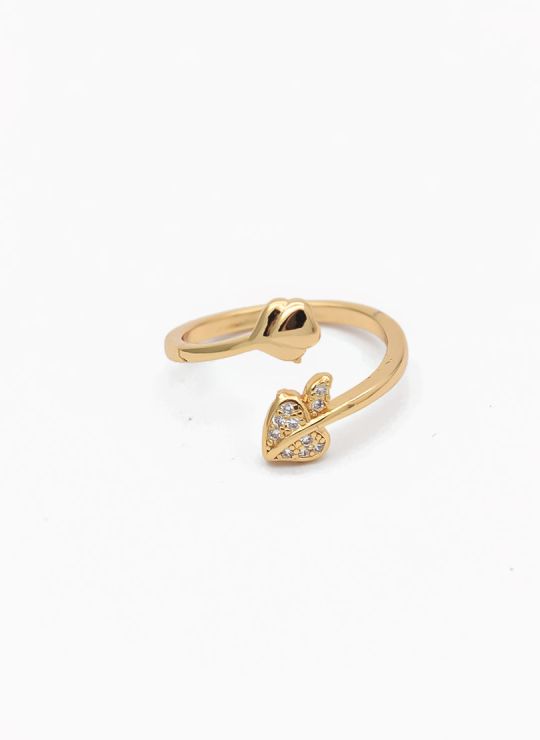 ANILLO GRADUABLE RODIO XUPING YXZ CRISTALES