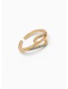 ANILLO GRADUABLE RODIO XUPING YXZ CRISTALES