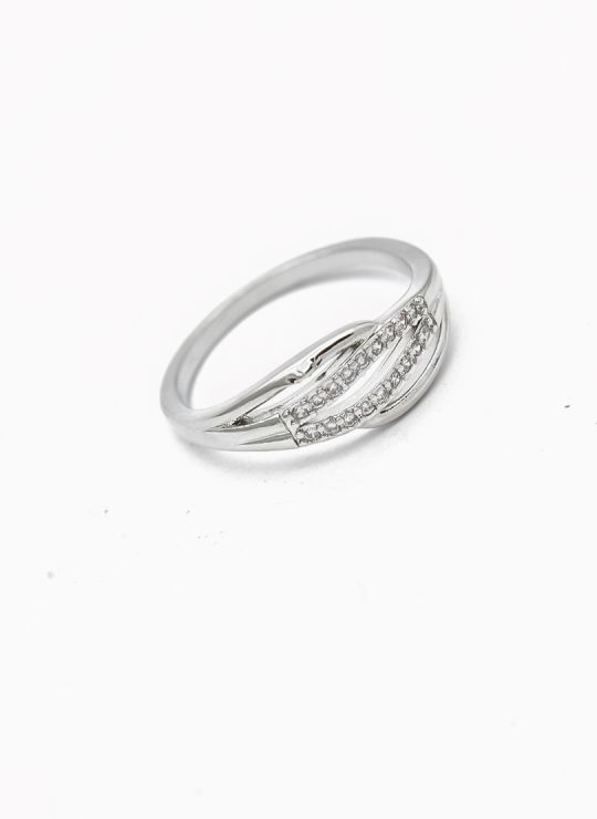 ANILLO GRADUABLE RODIO XUPING YXZ CRISTALES