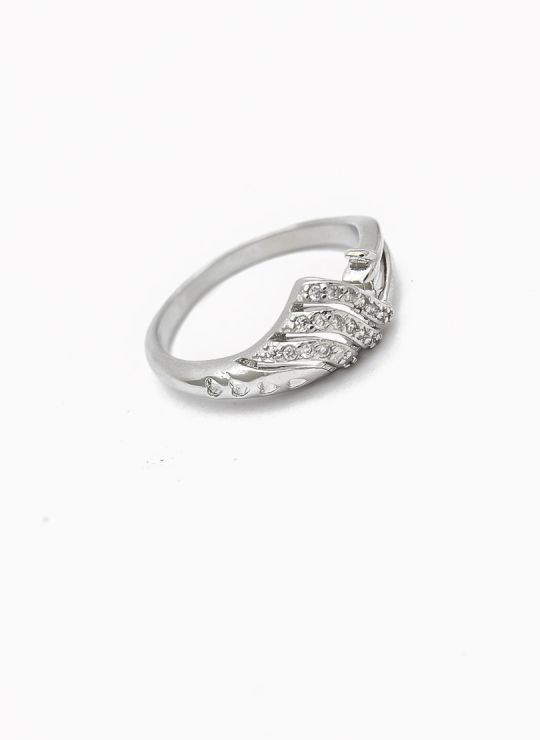 ANILLO GRADUABLE RODIO XUPING YXZ CRISTALES