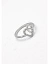 ANILLO GRADUABLE RODIO XUPING YXZ CRISTALES