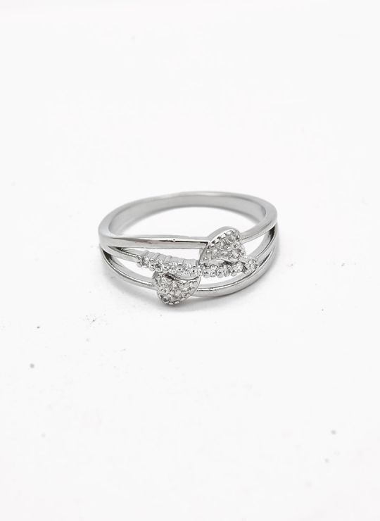 ANILLO GRADUABLE RODIO XUPING YXZ CRISTALES