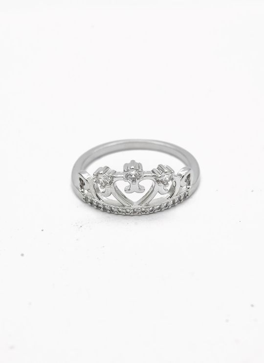 ANILLO GRADUABLE RODIO XUPING YXZ CRISTALES