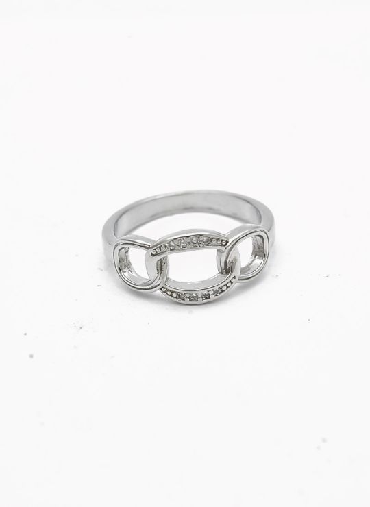 ANILLO GRADUABLE RODIO XUPING YXZ CRISTALES