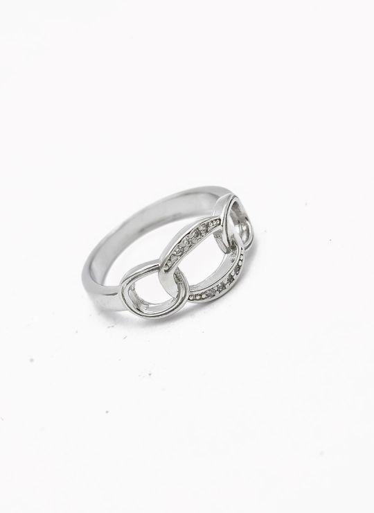ANILLO GRADUABLE RODIO XUPING YXZ CRISTALES