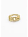 ANILLO GRADUABLE RODIO XUPING YXZ CRISTALES
