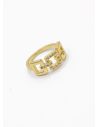 ANILLO GRADUABLE RODIO XUPING YXZ CRISTALES