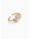 ANILLO GRADUABLE RODIO XUPING YXZ CRISTALES
