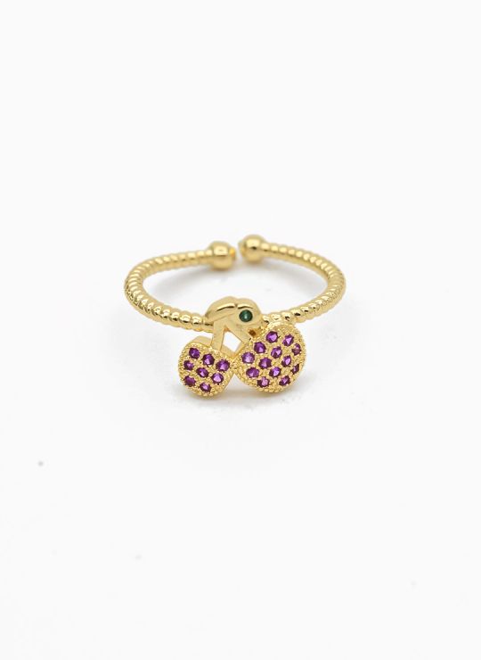 ANILLO GRADUABLE RODIO XUPING YXZ CRISTALES