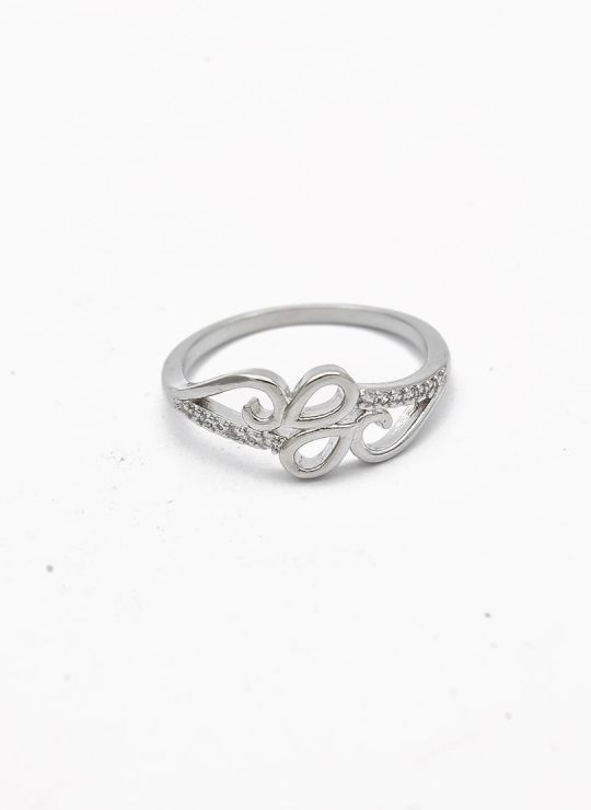 ANILLO GRADUABLE RODIO XUPING YXZ CRISTALES
