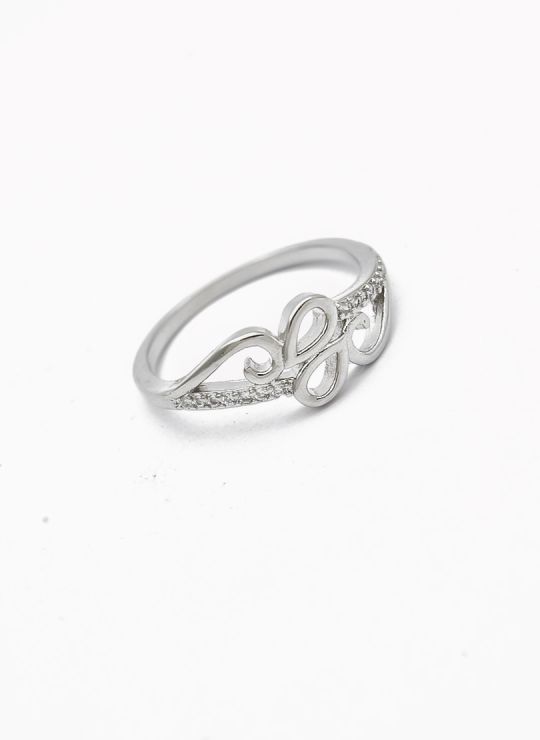 ANILLO GRADUABLE RODIO XUPING YXZ CRISTALES