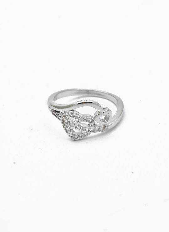 ANILLO GRADUABLE RODIO XUPING YXZ CRISTALES