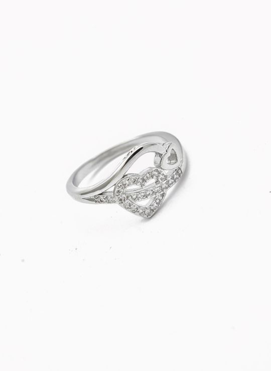 ANILLO GRADUABLE RODIO XUPING YXZ CRISTALES