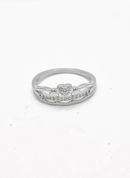 ANILLO GRADUABLE RODIO XUPING YXZ CRISTALES