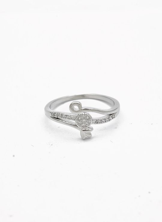 ANILLO GRADUABLE RODIO XUPING YXZ CRISTALES