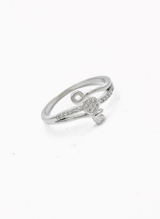 ANILLO GRADUABLE RODIO XUPING YXZ CRISTALES