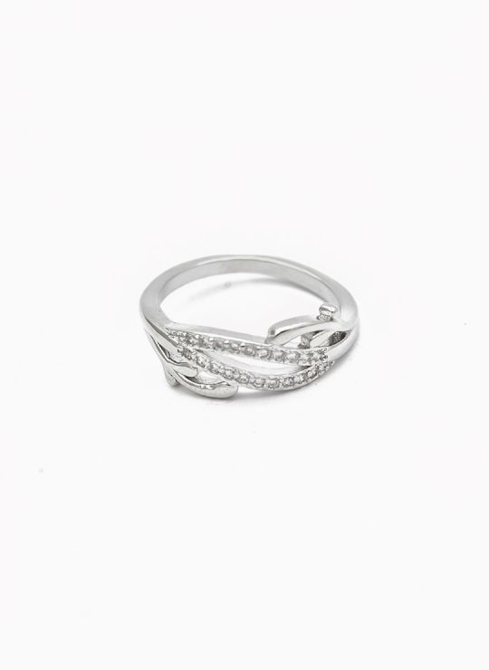 ANILLO GRADUABLE RODIO XUPING YXZ CRISTALES