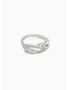 ANILLO GRADUABLE RODIO XUPING YXZ CRISTALES
