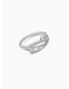 ANILLO GRADUABLE RODIO XUPING YXZ CRISTALES