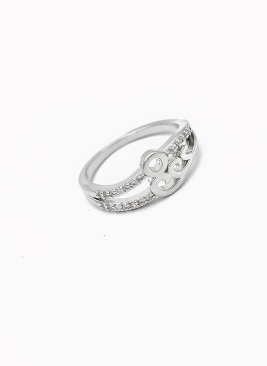 ANILLO GRADUABLE RODIO XUPING YXZ CRISTALES