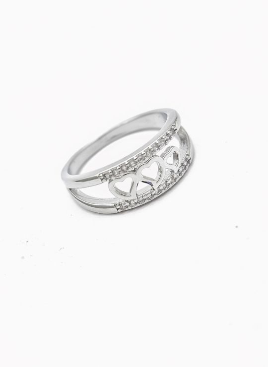 ANILLO GRADUABLE RODIO XUPING YXZ CRISTALES