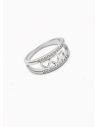 ANILLO GRADUABLE RODIO XUPING YXZ CRISTALES