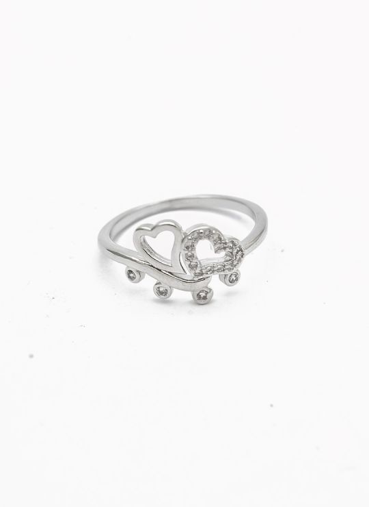 ANILLO GRADUABLE RODIO XUPING YXZ CRISTALES