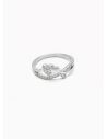 ANILLO GRADUABLE RODIO XUPING YXZ CRISTALES