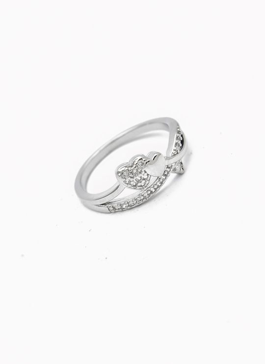 ANILLO GRADUABLE RODIO XUPING YXZ CRISTALES