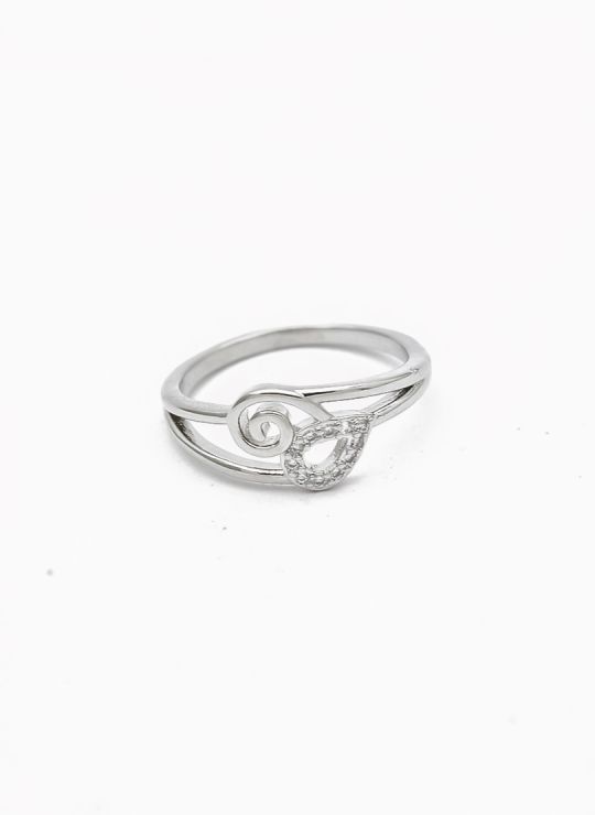 ANILLO GRADUABLE RODIO XUPING YXZ CRISTALES