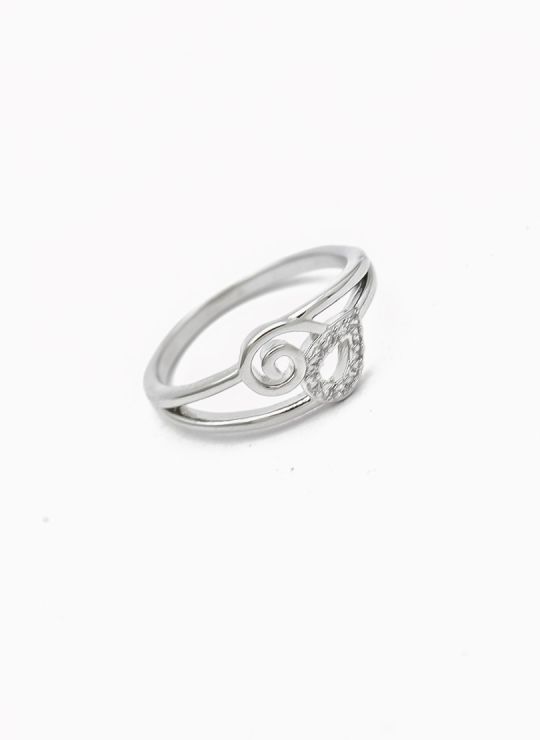 ANILLO GRADUABLE RODIO XUPING YXZ CRISTALES