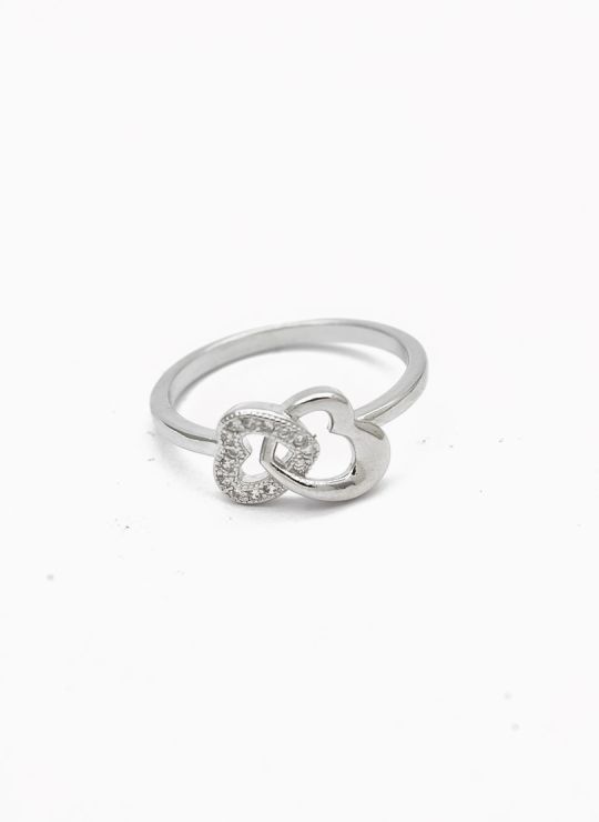 ANILLO GRADUABLE RODIO XUPING YXZ CRISTALES