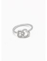 ANILLO GRADUABLE RODIO XUPING YXZ CRISTALES