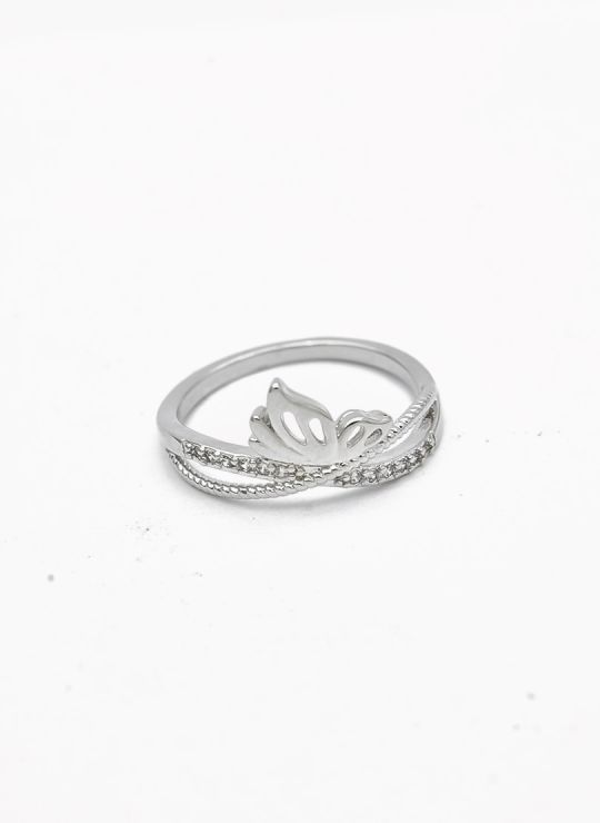 ANILLO GRADUABLE RODIO XUPING YXZ CRISTALES