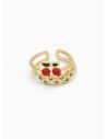 ANILLO GRADUABLE RODIO XUPING YXZ CRISTALES