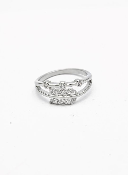 ANILLO GRADUABLE RODIO XUPING YXZ CRISTALES