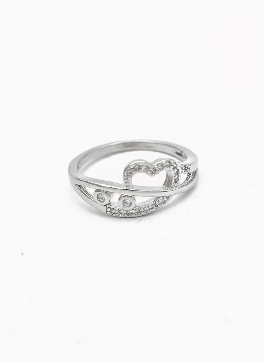 ANILLO GRADUABLE RODIO XUPING YXZ CRISTALES